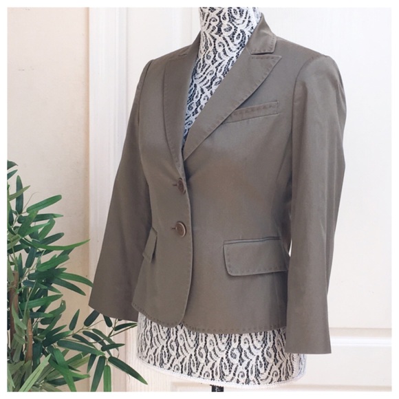 BCBG MAXAZRIA Cotton Blend Blazer, XS - Picture 5 of 7